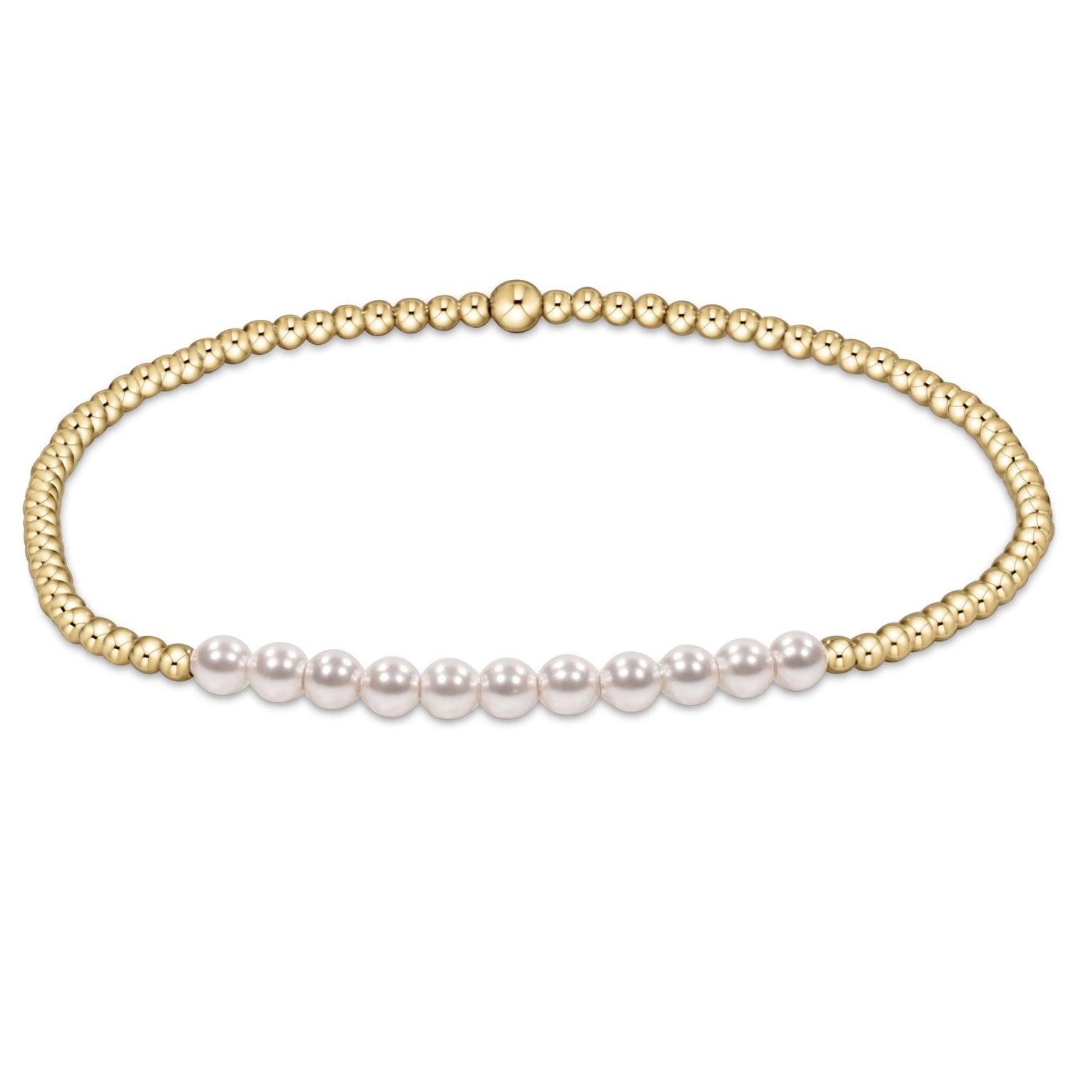 GOLD BLISS 2MM BEAD BRACELET -