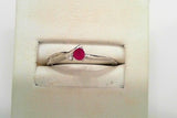 10K RUBY AND DIA TWIST BAND