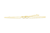 ANKLET - PAVE INFINITY (GOLD)