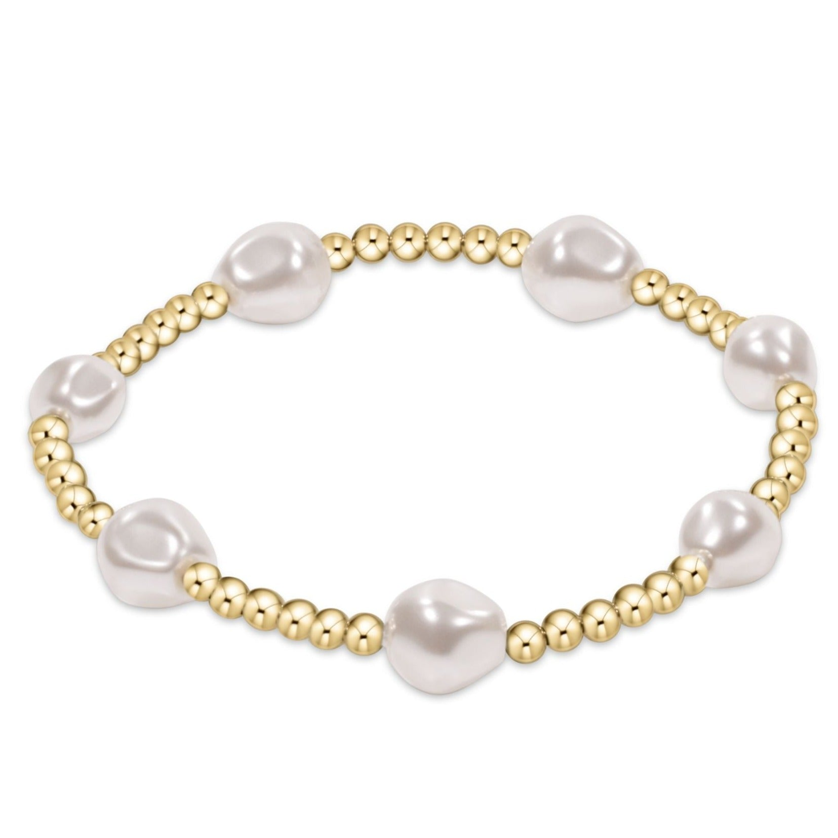 ADMIRE GOLD 3MM BEAD BRACELET