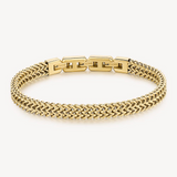 INK BRACELET GOLD TONE WEAVE S