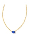 SEPT CAILIN PNDNT NCK GOLD BLU