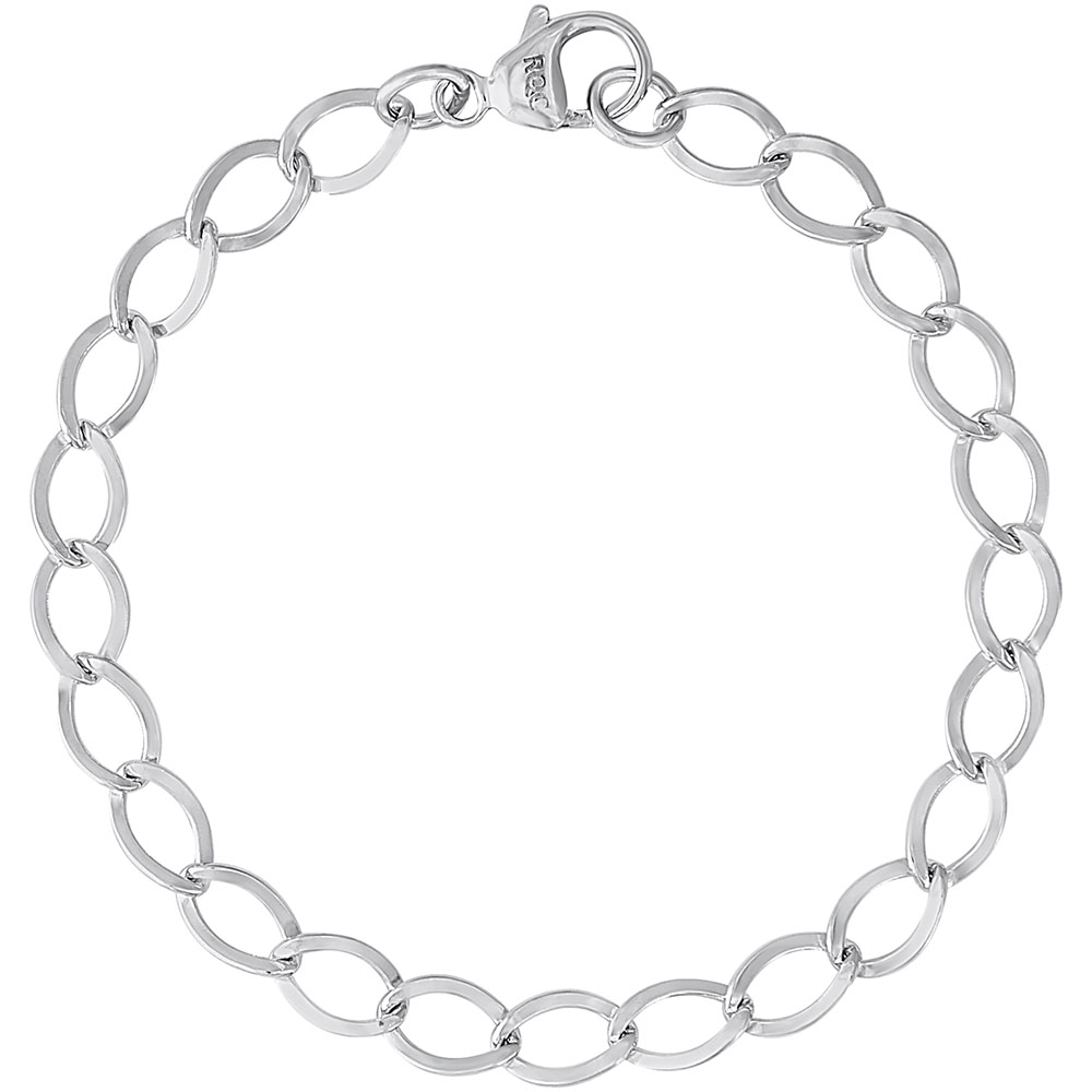 STERLING SILVER BRACELET 7 IN.