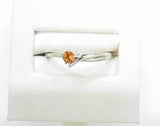 10K CITRINE AND DIA TWIST BAND