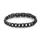 INK - BRACELET BLACK CUBAN LIN