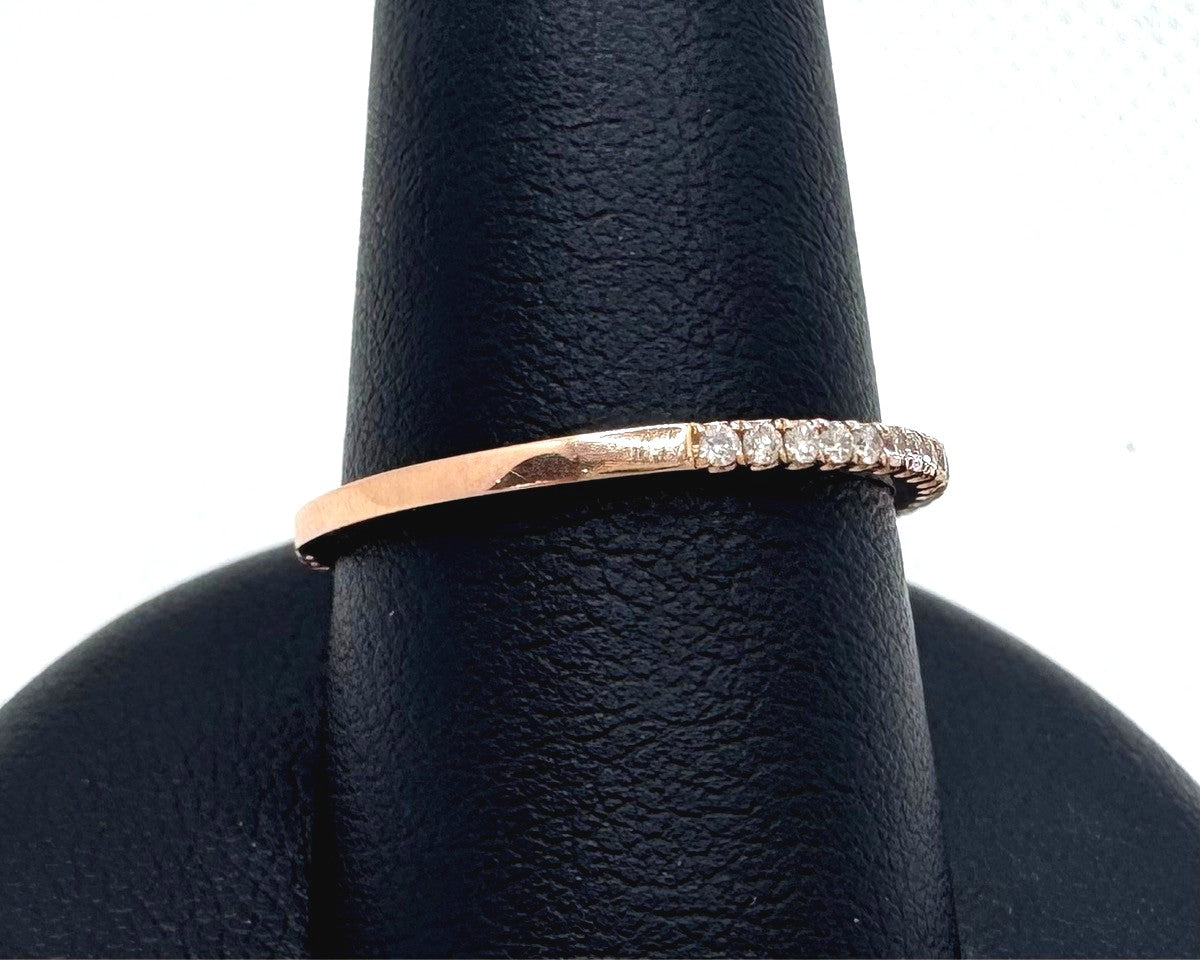 14K Rose Gold 0.28CT TW -DIA B