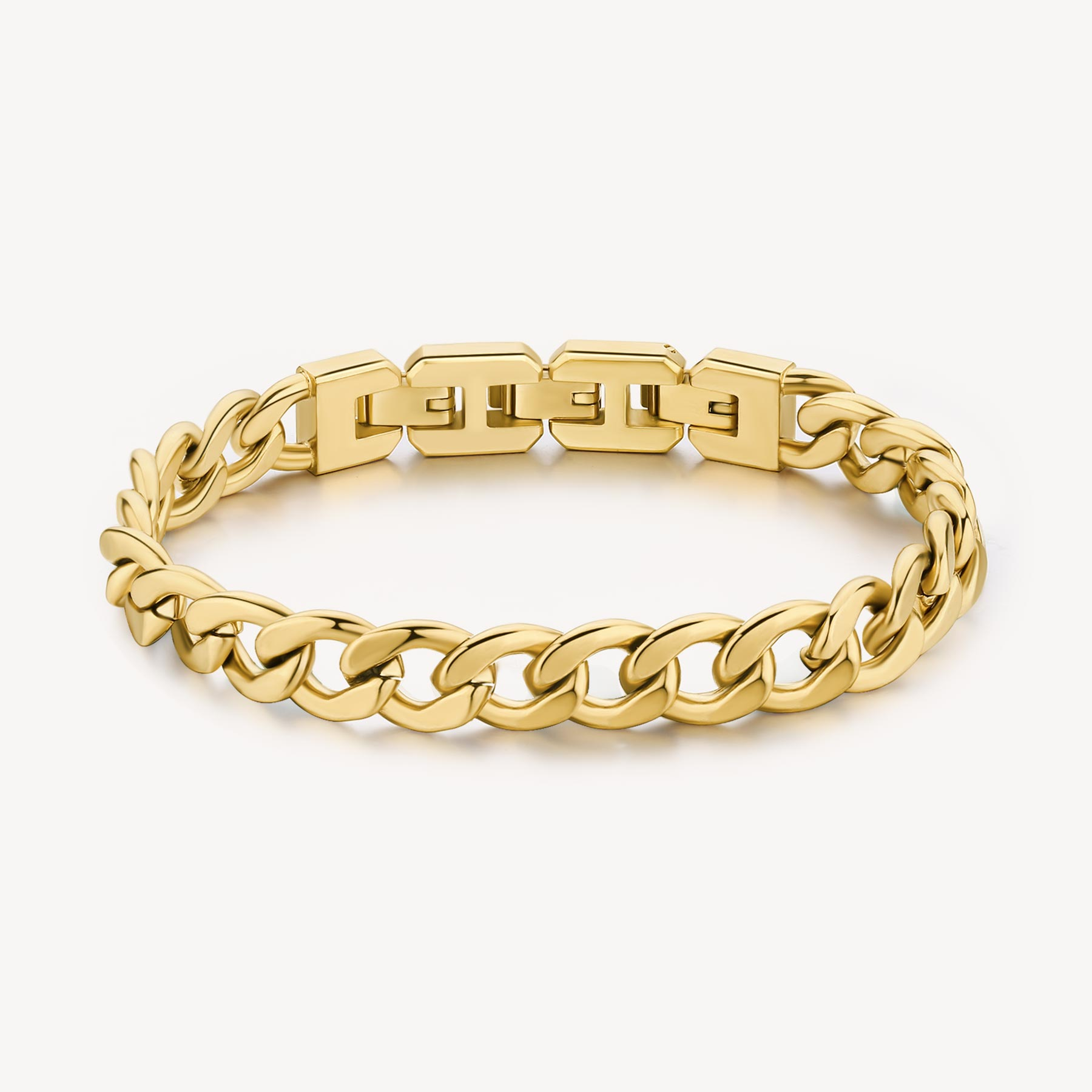 INK - BRACELET GOLD TONE CUBAN