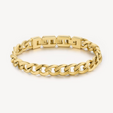 INK - BRACELET GOLD TONE CUBAN