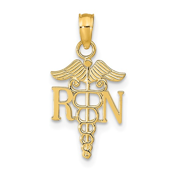 14K POLISHED RN PENDANT