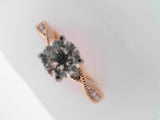 14K ROSE GOLD MOUNTING W/ .32C