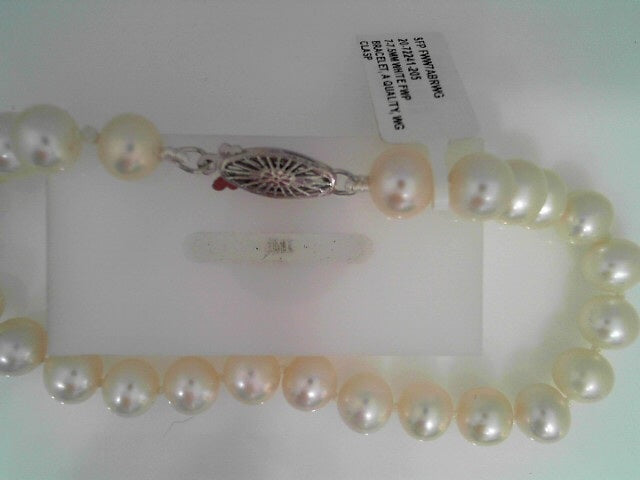 7-7.5MM WHITE FWP BRACELET, A