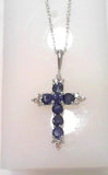 10KWG SAPH/ DIA CROSS, D=.09CT