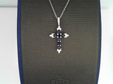10KWG SAPH/ DIA CROSS, D=.09CT