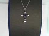 10KWG SAPH/ DIA CROSS, D=.09CT