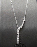 14KWG NECKLACE, 13/.27CT, 3G,