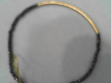 BLISS BAR GOLD 2MM FACETED HEM