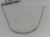 14KWG CURVE BAR NECKLACE (.13D