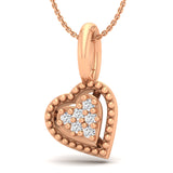 14KRG PETITE CLUSTER HEART .03