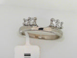 14KT 1/4CT WED WRAP