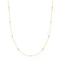 GOLD SHELL PEARL STATION CHAIN