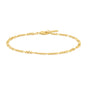 GOLD FILIA CURB CHAIN BRACELET