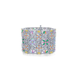 54.24 CTW Statement Multi-Colored Bracelet
