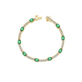 Regal Cushion-Cut Bracelet