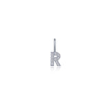 Letter R Charm Pendant