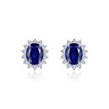 6.2 CTW Halo Stud  Earrings