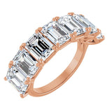 10K Rose Gold 7 CTW Natural Diamond Anniversary Band