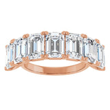 10K Rose Gold 7 CTW Natural Diamond Anniversary Band