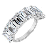 10K White Gold 7 CTW Natural Diamond Anniversary Band