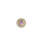 GOLD VERMEIL SS SIM PINK SAPPH