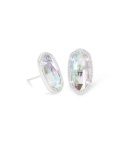 ELLIE EARRING RHOD DICHROIC GL