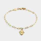 GOLD COATED TALIS CHARM BRACEL