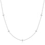 SILVER STARS STATION NECKLACE