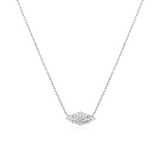 SILVER PAVE SPARKLE NECKLACE