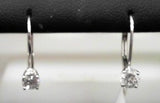 .50CTTW LEVER BACK DIA EARRING