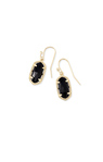 LEE EARRING GOLD BLACK- *CORE*