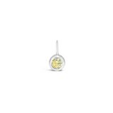STIA CZ BEZEL PENDANT - CITRIN