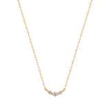 INEZ - TRIPLE DIAMOND NECKLACE