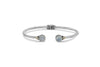 SS/18K 7MM ROUND RAINBOW MOONS