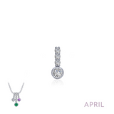PD SIMULATED DIAMOND SS PT .17