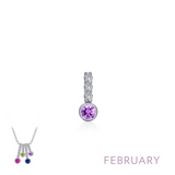 PD SIMULATED DIAMOND/ AMETHYST
