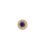 GOLD VERMEIL SS SIM AMETH CHAR