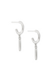 FERN HUGGIE EARRING BSV METAL