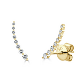 14KYG DIAMOND EAR CLIMBER EARR