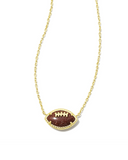 FOOTBALL SHRT PNDNT NCK GOLD O