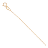14K YG 0.9MM SPARKLE SINGAPORE