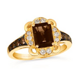 LE VIAN 14K Y/G RING 0.51 DIAM